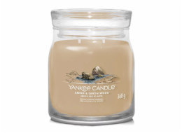 Svíčka ve skleněné dóze Yankee Candle, Ambra a santalové dřevo, 368 g