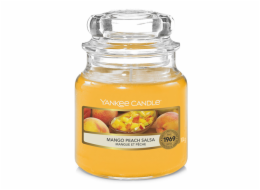 Svíčka ve skleněné dóze Yankee Candle, Salsa z manga a broskví, 104 g