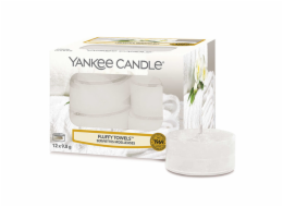 Svíčky čajové Yankee Candle, Načechrané ručníky, 12 ks