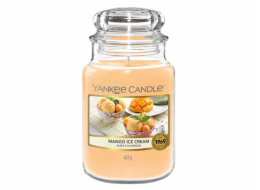 Svíčka ve skleněné dóze Yankee Candle, Mangová zmrzlina, 623 g