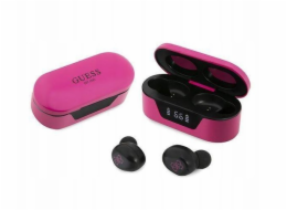 Guess True Wireless Stereo Earphones, růžová Nové