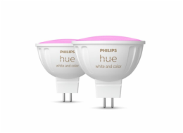 Philips Hue LED Lampe MR16 2pack Set 400lm White Color Amb.