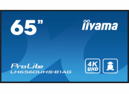 65" iiyama LH6560UHS-B1AG: VA,4K UHD, Andr.11,24/7