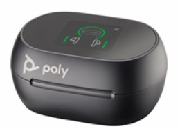 Poly Voyager Free 60+ bluetooth headset, BT700 USB-C adaptér, dotykové nabíjecí pouzdro, černá