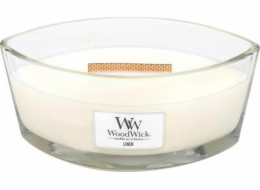 WoodWick vonná svíčka Linen Elipsa 453,6g (76135E)