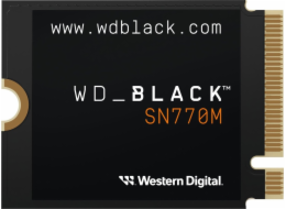 WD BLACK SSD NVMe 1TB PCIe SN 770M, Gen4 8 Gb/s, (R:5150, W:4900MB/s) M.2 2230-S3-M