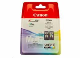 Canon CARTRIDGE PG-510/CL-511 PVP pro PIXMA iP2700, MP230, 240, 250, 260, MP49x, MX320, 330 (220 str.)