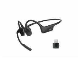 Shokz OpenComm2 UC typ C, Bluetooth sluchátka před uši s mikrofonem, černá