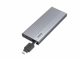 Lexar Box na SSD E10 M.2 NVMe/SATA, USB 3.2 až 10Gbps, s vestavěným kabelem