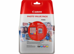 Canon CARTRIDGE CLI-571XL C/M/Y/BK PHOTO VALUE Multi-Pack pro PIXMA MG575x, MG6850x, MG775x, TS6052 (645 str.)