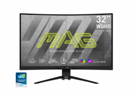 MSI MAG/325CQRXF/31,5"/VA/QHD/240Hz/1ms/Black/2R