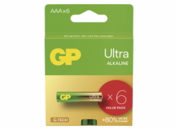 GP Alkalická baterie ULTRA AAA (LR03)- 6ks