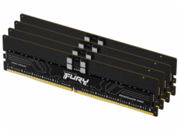 Kingston FURY Renegade Pro/DDR5/128GB/6000MHz/CL32/4x32GB/Black