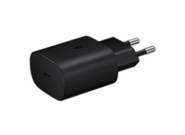 Samsung cestovní nabíječka EP-TA800EBE, PD, Fast charging, USB-C, 25 W, černá, (bulk)