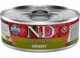 N&D QUINOA CAT Adult Urinary Duck & Cranberry 80g konzerva pro kočky