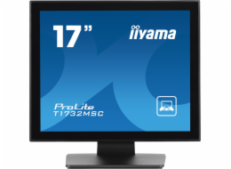 Iiyama dotykový monitor ProLite T17XX, 43.2 cm (17  ), Projected Capacitive, 10 TP, kit (USB), black