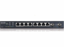 Zyxel XMG1915-10E, 8-port 2.5GbE, 2 SFP+ Smart Switch, hybird mode, standalone or NebulaFlex Cloud