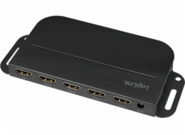 LogiLink Splitter 1 až 4x HDMI 2.0b 4K, s montážním držákem - CV0143