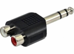 SSQ AV adaptér SSQ HA7 - Adaptér 2 x RCA zásuvka - 6,3 mm stereo jack