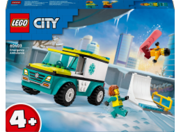  Stavebnice LEGO 60403 City Sanitka a snowboardista