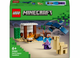  LEGO 21251 Minecraft Steve s Desert Expedition, stavebnice