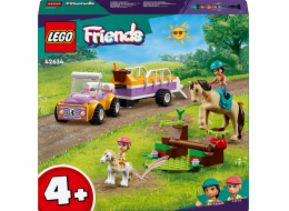  Stavebnice LEGO 42634 Friends s přívěsem na koně a poníka