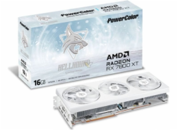 Barva napájení Hellhound Spectral White Grafická karta Radeon RX 7800 XT 16GB GDDR6 (RX 7800 XT 16G-L/OC/WHITE)