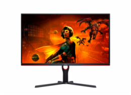 AOC LCD herní U32G3X/BK 31,5" IPS 4K/3840x2160@144Hz/1ms/400cd/2xHDMI/2xDP/Pivot/HAS/VESA