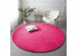 Strado Kulatý koberec Rabbit Strado 90x90 HotPink (růžový)