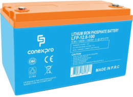 Baterie Conexpro LFP-12.8-100 LiFePO4, 12V/100Ah, M8, Bluetooth