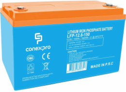 Baterie Conexpro LFP-12.8-150 LiFePO4, 12V/150Ah, M8, Bluetooth
