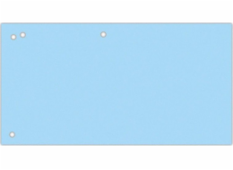 Spacery kancelářských produktů, lepenka, 1/3 A4, 240x105 mm, 100ks, modrá