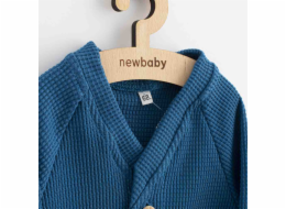 Kojenecký kabátek na knoflíky New Baby Luxury clothing Oliver modrý Vel.92 (18-24m)