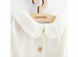 Kojenecký kabátek na knoflíky New Baby Luxury clothing Laura bílý Vel.92 (18-24m)