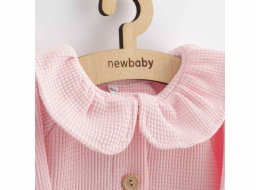 Kojenecký kabátek na knoflíky New Baby Luxury clothing Laura růžový Vel.92 (18-24m)