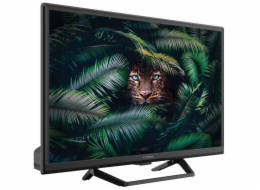 STRONG LED TV 24"/ SRT24HE4023C/ HD Ready/ 1366x768/ DVB-T2/C/S2/ H.265/HEVC/ 2x HDMI/ USB/ 12V/ centrální stojan/ E