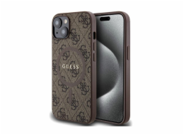 Guess PU Leather 4G Colored Ring MagSafe Zadní Kryt pro iPhone 14 Brown Zakupte si Guess PU Leather 4G Colored Ring MagSafe Zadní Kryt a proveďte skvělé vylepšení svého telefonu.