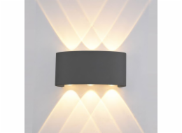 Nástěnné svítidlo Ortelo 1 x 6 W LED černá