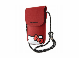 Hello Kitty Leather Hiding Kitty Phone Bag Red Dosáhněte mimořádné rovnováhy mezi stylem a praktičností přijetím jedinečného designu kabelky Leather Hiding Kitty Cord.