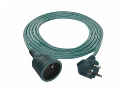 Prodlužovací kabel 2 m / 1 zásuvka / zelený / PVC / 1 mm2