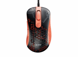 Adata XPG Slingshot Mera Edition/Herní/Optická/Pro praváky/12 000 DPI/Drátová USB/Černá-oranžová