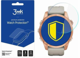 3mk hybridní sklo Watch Protection FlexibleGlass pro Garmin Fenix 7S (3ks)