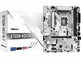 ASRock B760M-HDV/M.2 WHITE, základní deska