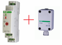 F&F Soumrakový spínač 16A 230V 2-1000lx sonda AZ-112 PLUS