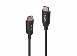 Lindy HDMI kabel - HDMI samec na HDMI samec - 10 m - optická vlákna - černá - podporuje 8K 60 Hz (7680 x 4320)