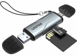 Čtečka Unitek Čtečka karet Unitek SD/microSD USB-A 5Gbps/USB-C