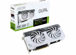 ASUS GeForce RTX 4070 SUPER DUAL OC WHITE, grafická karta