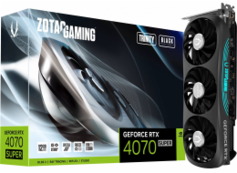 ZOTAC GeForce RTX 4070 SUPER Trinity Black Edition, grafická karta