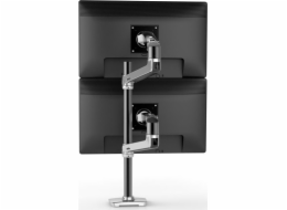 Ergotron - LX Dual Stacking Arm - stolní držák pro dva monitory s vysokým montážním bodem (leštěný hliník)