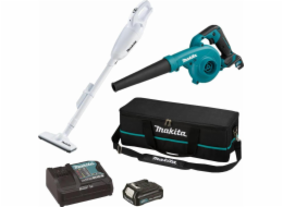 Sada elektrického nářadí Makita MAKITA VYSAVAČ 12V CL108FD + UB100D FOUKAČ 1x2,0Ah TAŠKA CLX245SAX1